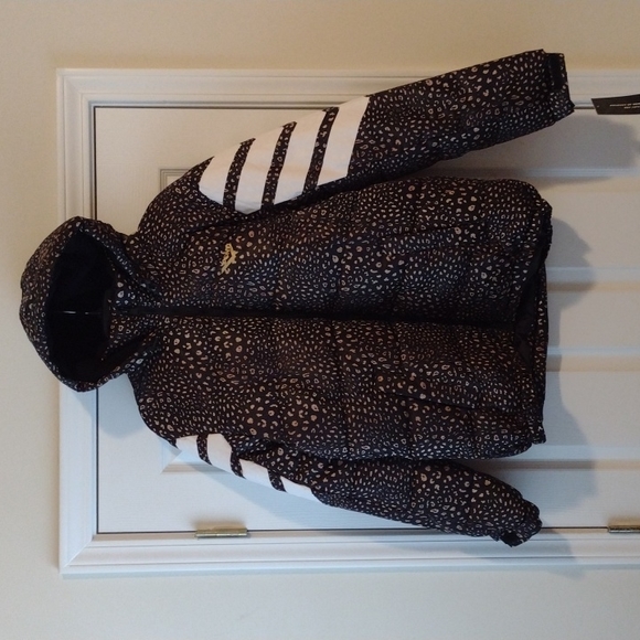 Pony Animal Print City Wings Puffer Jacket - Picture 1 of 5